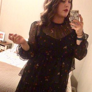 Black and floral dream dress 🖤